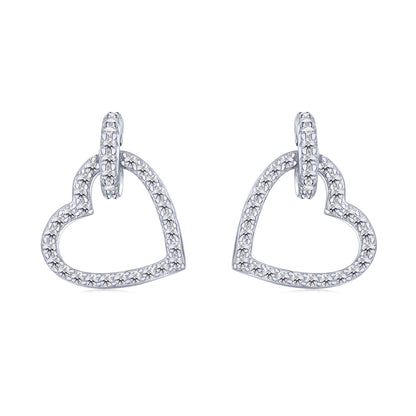[AuraEcho]Dainty Heart Shape Earrings