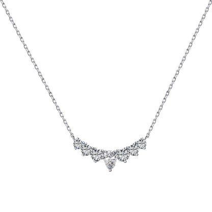 [AuraEcho]Dainty Colorful Heart Necklace