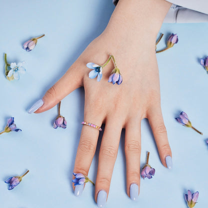 [AuraEcho]Dazzling Resplendent Round Cut Party Ring