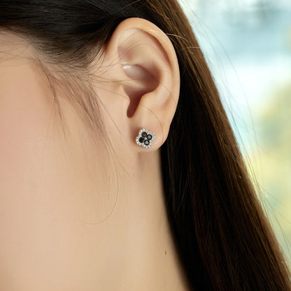 [AuraEcho]Four-Leaf Clover Flower Shaped Earrings