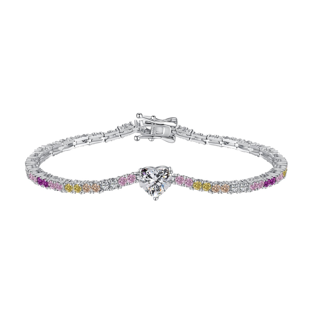 [AuraEcho]Delicate Romantic Heart Shape Lover Bracelet