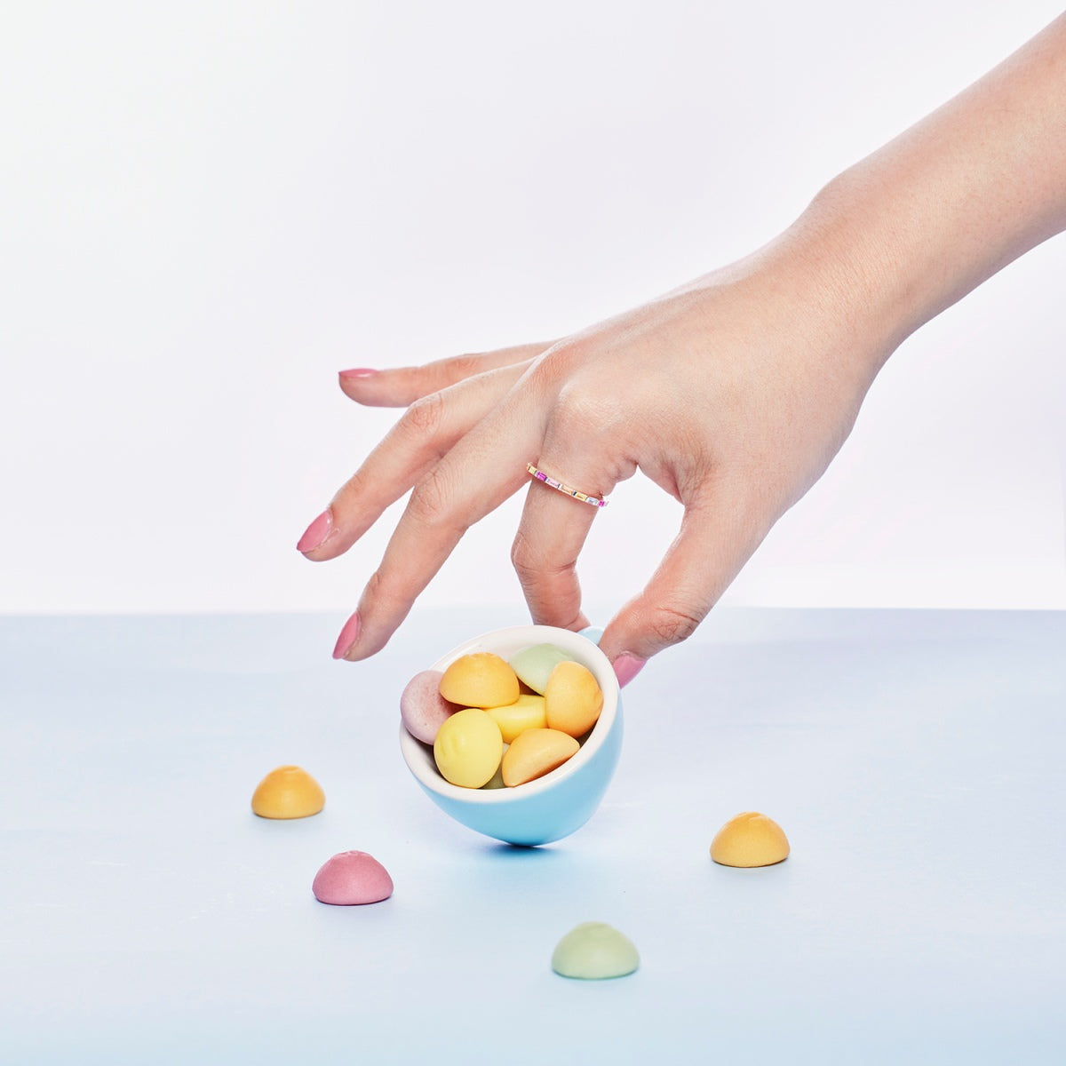 [AuraEcho]Lively In Shades Elegant Radiant Cut Daily Ring