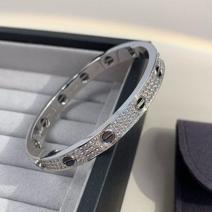[AuraEcho]LOVE BRACELET 6.1MM DIAMOND-PAVED CERAMIC