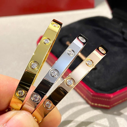 [AuraEcho]LOVE BRACELET 6.1MM 10 DIAMONDS